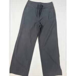 Lululemon City Sleek 5 Pocket Wide Leg Pants Black Size 28 High Rise Full Length